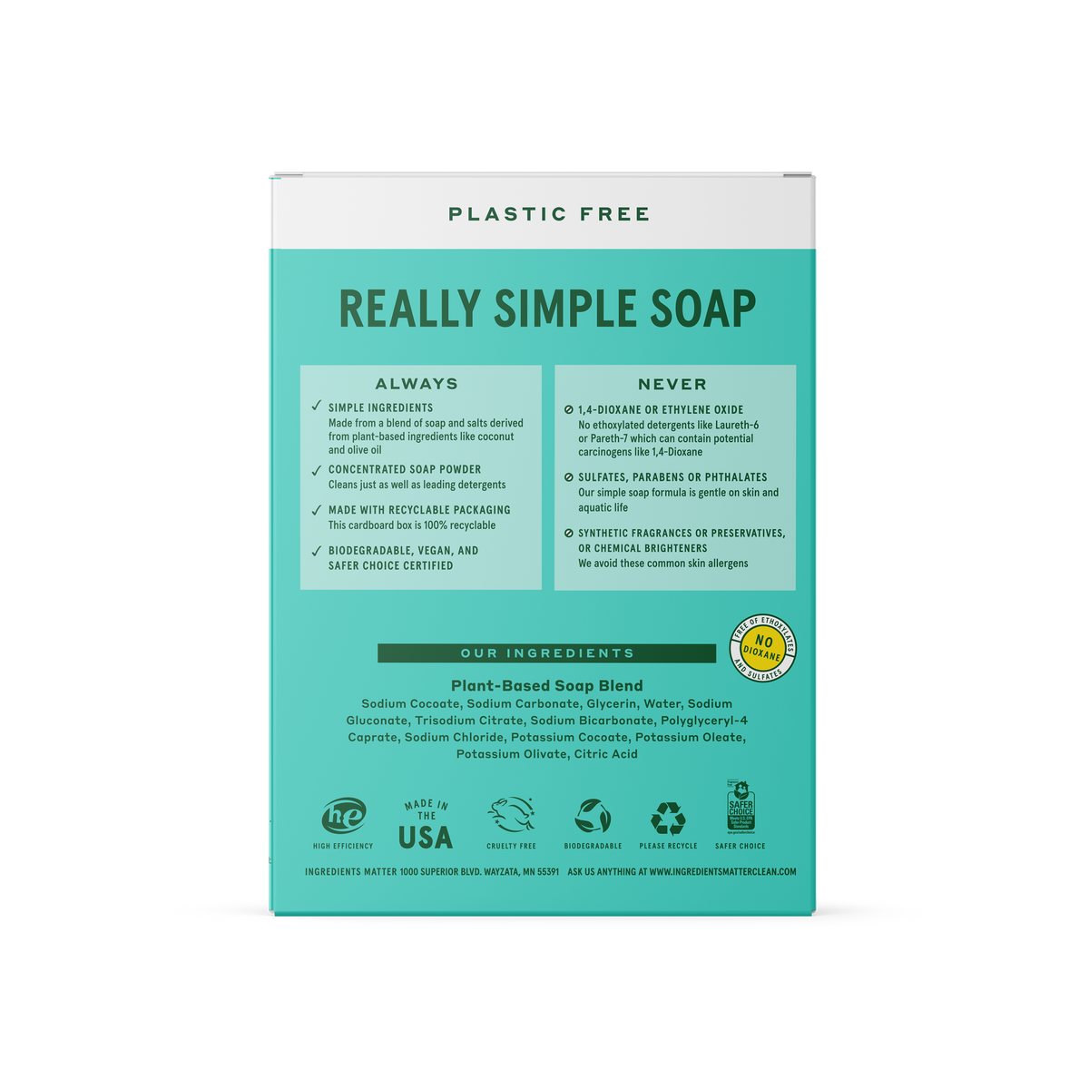 Laundry Soap - Fragrance Free - 30 Load