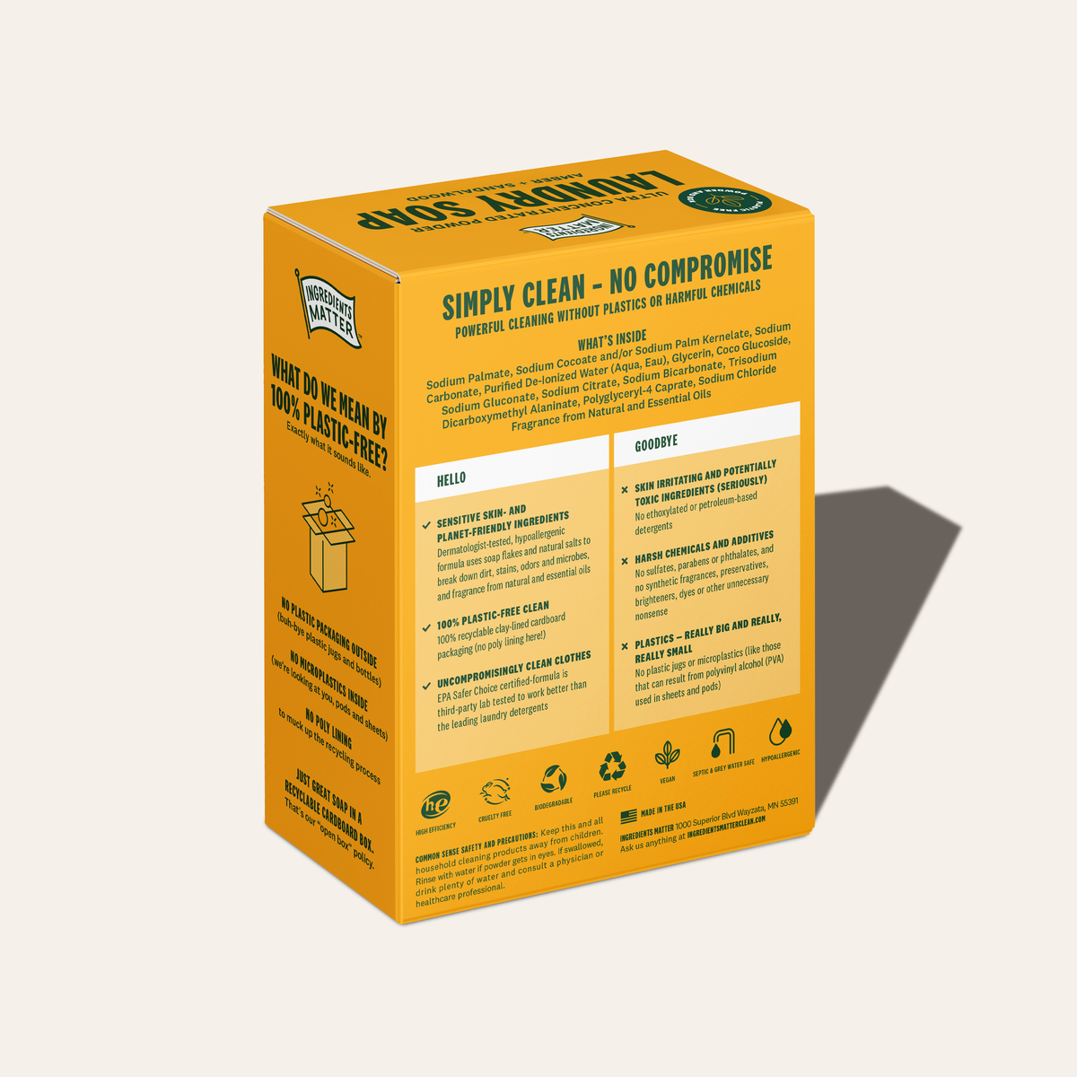 Laundry Soap: Amber + Sandalwood (30 Load)