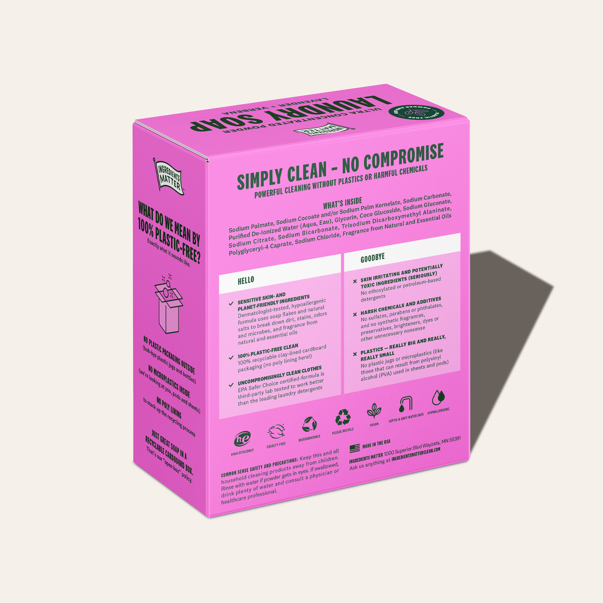 Laundry Soap: Lavender + Verbena (60 Load)