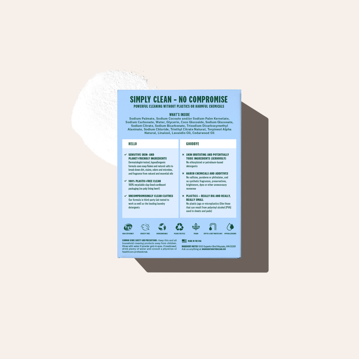 Laundry Soap: Lotus Leaf + Sea Salt (30 Load)