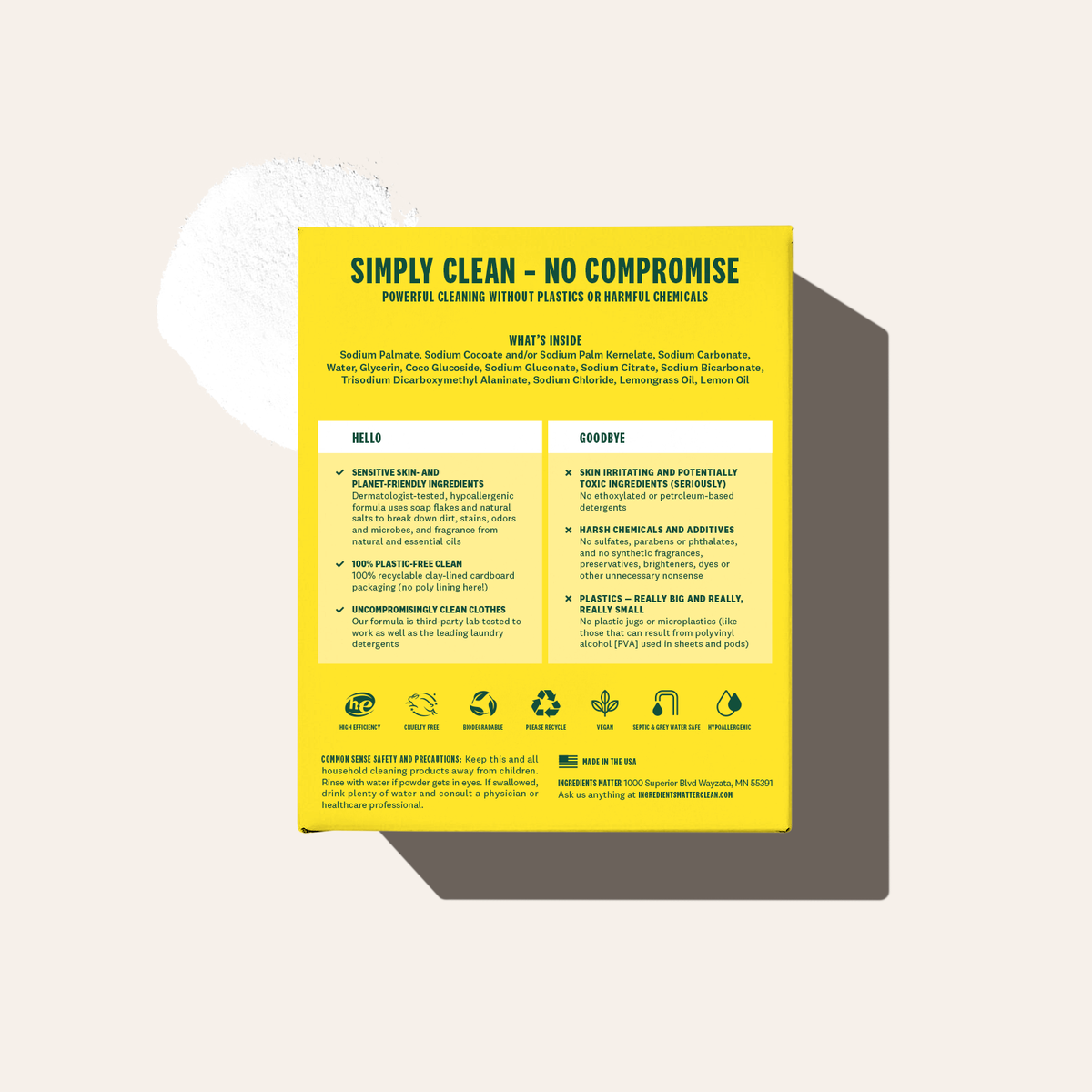 Laundry Soap: Lemongrass + Green Tea (60 Load)