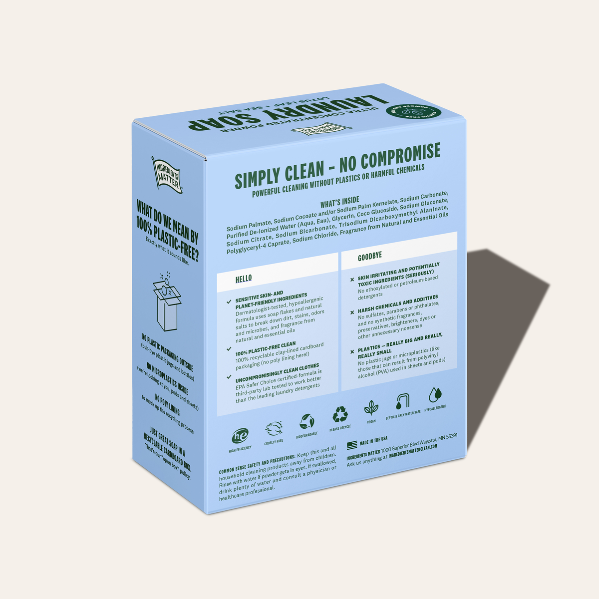 Laundry Soap: Lotus Leaf + Sea Salt (60 Load)