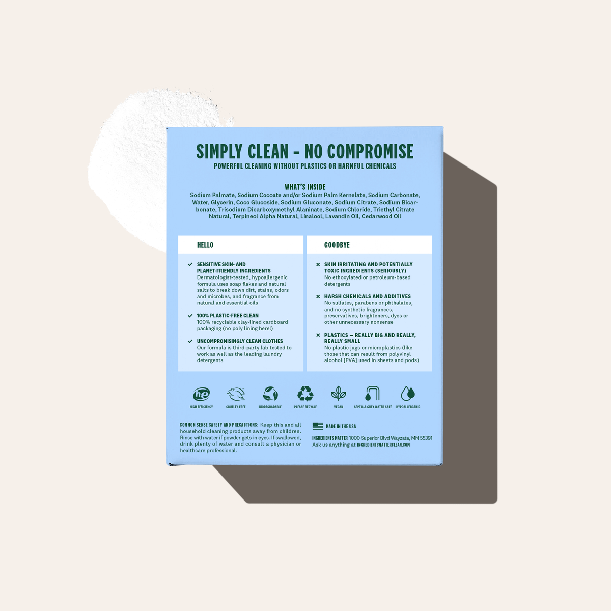 Laundry Soap: Lotus Leaf + Sea Salt (60 Load)