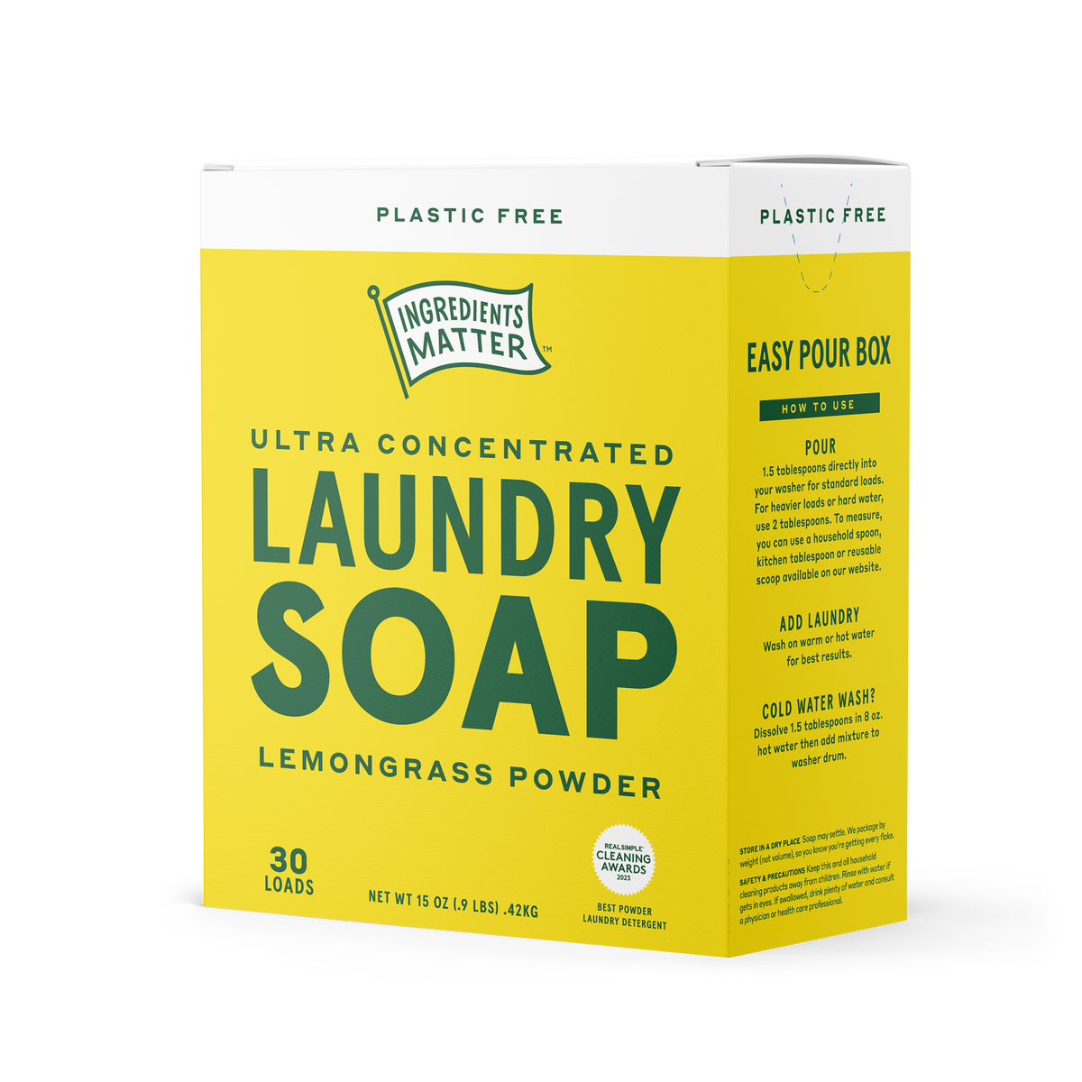 Laundry Soap - Lemongrass - 30 Load