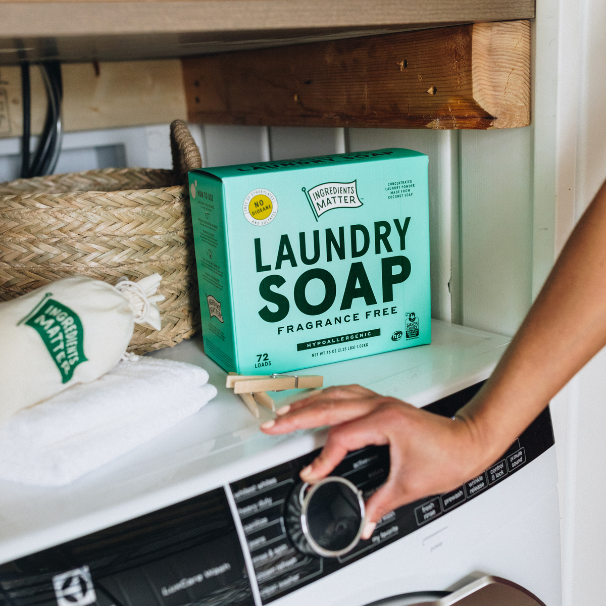 Laundry Soap Powder, Fragrance Free